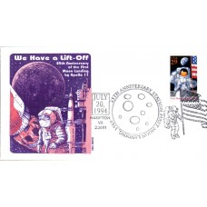 #2841 First Moon Landing Gamm FDC