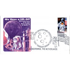 #2841 First Moon Landing Gamm FDC