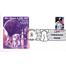 #2841 First Moon Landing Gamm FDC