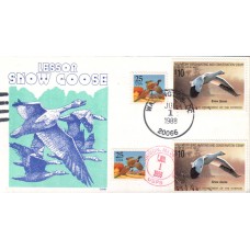 #RW55 Snow Goose Dual Gamm FDC