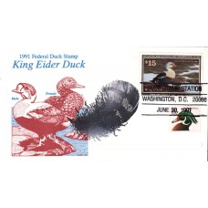 #RW58 King Eiders Gamm FDC