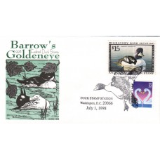 #RW65 Barrow's Goldeneye Gamm FDC