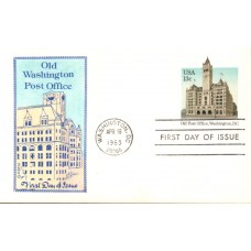 #UX99 Old Washington Post Office Gamm FDC