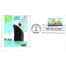 #3389 American Samoa Garrett FDC