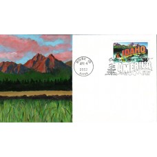 #3572 Greetings From Idaho Garrett FDC