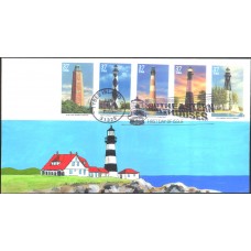 #3787-91 Southeastern Lighthouses Garrett FDC