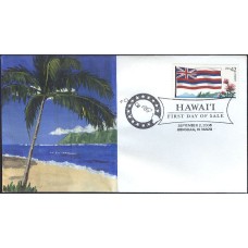 #4287 FOON: Hawaii Flag Garrett FDC