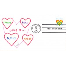 #2248 LOVE - Hearts GCT FDC