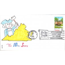 #2345 Virginia Statehood GCT FDC