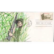 #2152 Korean War Veterans OOAK Geerlings FDC