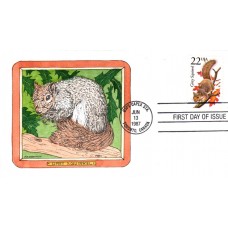 #2295 Gray Squirrel Geerlings FDC