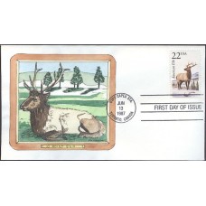 #2328 American Elk Geerlings FDC