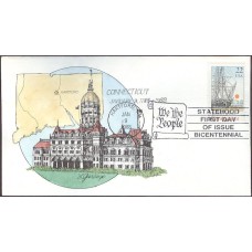 #2340 Connecticut Statehood Geerlings FDC