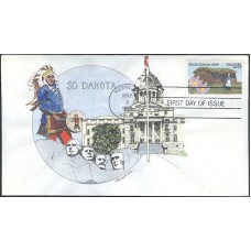 #2416 South Dakota Statehood Geerlings FDC