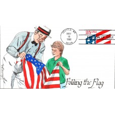 #2475 US Flag Geerlings FDC