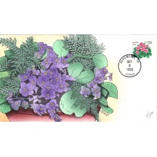 #2486 African Violets Geerlings FDC