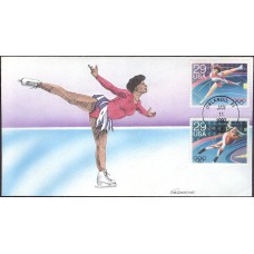 #2612-13 Winter Olympics - Skating Geerlings FDC