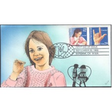 #2783-84 Deaf Communication Geerlings FDC