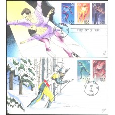 #2807-11 Winter Olympics Geerlings FDC Set