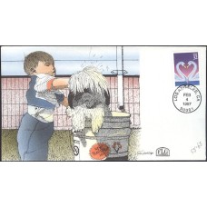 #3123 Love - Swans Geerlings FDC