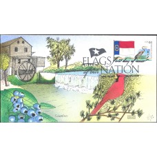 #4311 FOON: North Carolina Flag Geerlings FDC