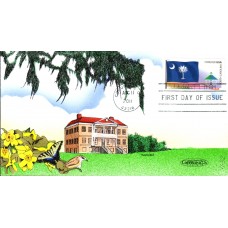 #4320 FOON: South Carolina State Flag Geerlings FDC