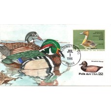 #RW53 Fulvous Whistling Duck OOAK Geerlings FDC