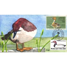 #RW53 Fulvous Whistling Duck OOAK Geerlings FDC