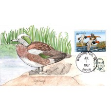 #RW54 Redhead Ducks OOAK Geerlings FDC