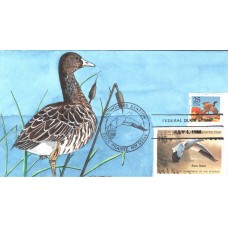 #RW55 Snow Goose OOAK Geerlings FDC