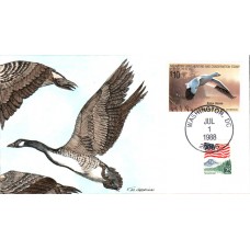 #RW55 Snow Goose OOAK Geerlings FDC