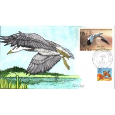 #RW55 Snow Goose OOAK Geerlings FDC