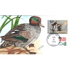 #RW57 Black Bellied Whistling Duck OOAK Geerlings FDC