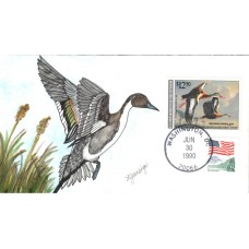 #RW57 Black Bellied Whistling Duck OOAK Geerlings FDC