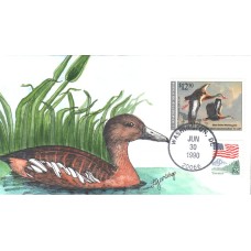 #RW57 Black Bellied Whistling Duck OOAK Geerlings FDC