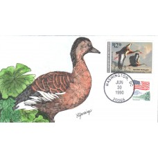 #RW57 Black Bellied Whistling Duck OOAK Geerlings FDC