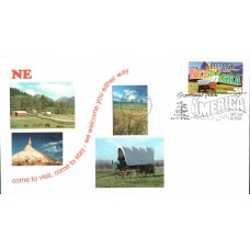 #3587 Greetings From Nebraska Gerwitz FDC