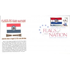 #4301 FOON: Missouri Flag Gibson FDC