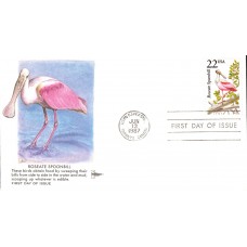 #2308 Roseate Spoonbill Gillcraft FDC