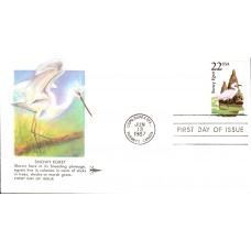 #2321 Snowy Egret Gillcraft FDC