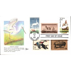 #2321 Snowy Egret Combo Gillcraft FDC