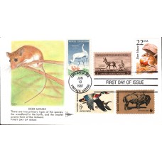 #2324 Deer Mouse Combo Gillcraft FDC