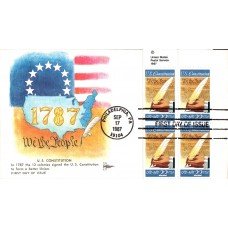 #2360 US Constitution Zip Gillcraft FDC