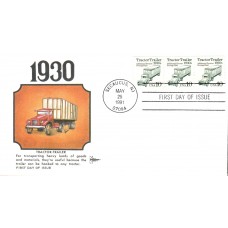 #2457 Tractor Trailer 1930s PNC Gillcraft FDC