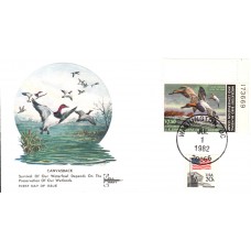 #RW49 Canvasbacks Plate Gillcraft FDC