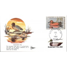 #RW52 Cinnamon Teal Gillcraft FDC