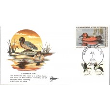 #RW52 Cinnamon Teal Gillcraft FDC