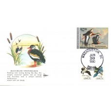 #RW57 Black Bellied Whistling Duck Gillcraft FDC