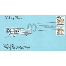 #C95-96 Wiley Post Ginny FDC