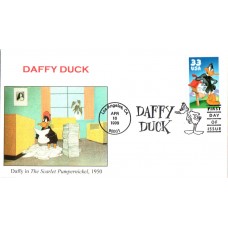 #3306 Daffy Duck Ginsburg FDC